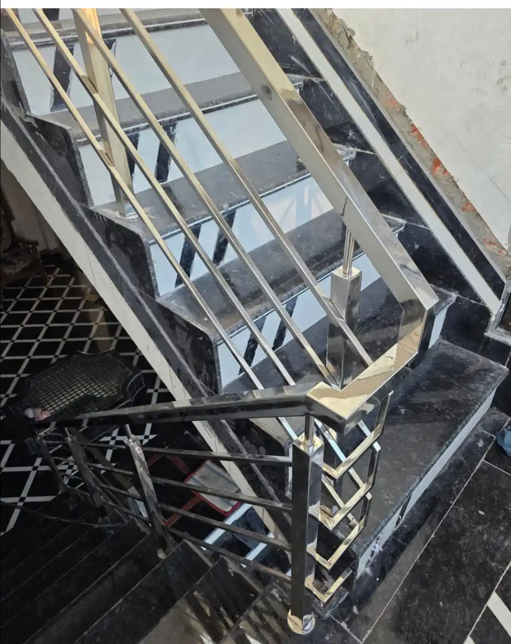 Steel staircase Railing
